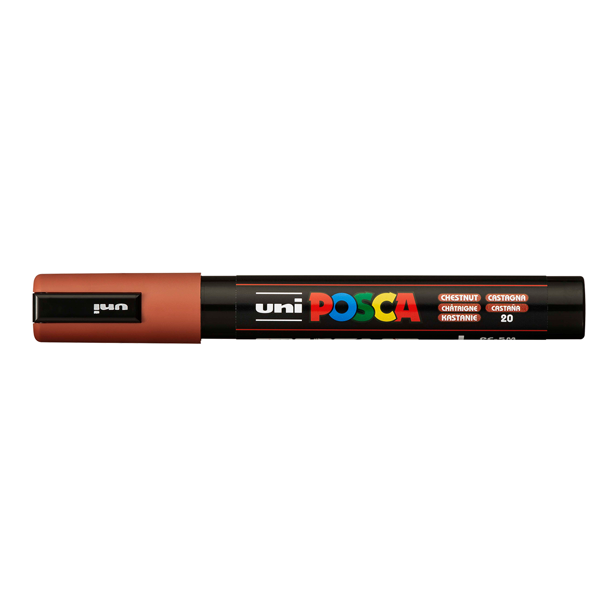 Akrilni marker Posca PC-5M, 1,8 – 2,5 mm, kestenjasta (20)