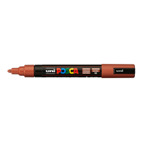 Akrilni marker Posca PC-5M, 1,8 – 2,5 mm, kestenjasta (20)