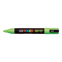 Akrilni marker Posca PC-5M, 1,8 – 2,5 mm, zelena jabuka (72)