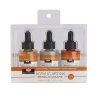 Akrilni tuš Royal & Langnickel metalik boje 3 x 30 ml | Artmie