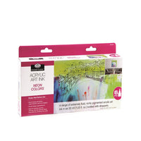 Akrilni tuš Royal & Langnickel neonske boje 6 x 30 ml | Artmie