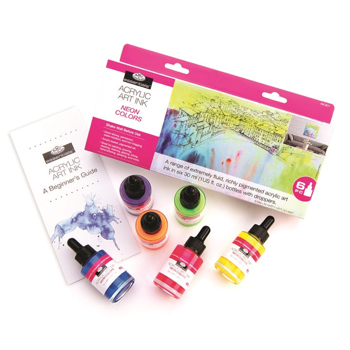 Akrilni tuš Royal & Langnickel neonske boje 6 x 30 ml | Artmie
