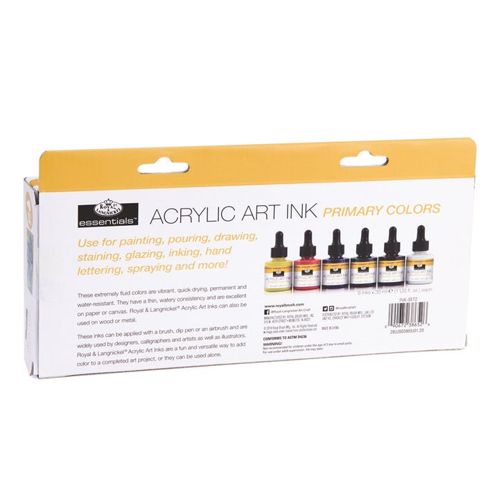 Akrilni tuš Royal & Langnickel osnovne boje 6 x 30 ml | Artmie