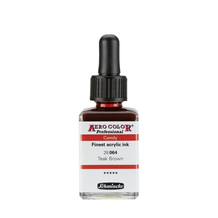 Akrilni tuš Schmincke AERO COLOR Professional Candy 28 ml | različite boje - 064 teak braon