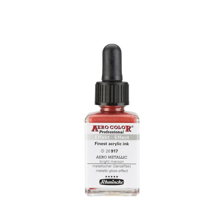 Akrilni tuš Schmincke AERO COLOR Professional Effect 28 ml | različite boje - 917 AERO METALLIC svetla kestenjasta