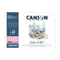 Akvarel blok CANSON Coton d'Art HP 300 g/m² 36 x 51 cm - 20 listova