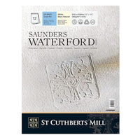 Akvarel blok CANSON Saunders Waterford CP beli 300 g/m² 23 × 31 cm