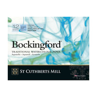 Akvarel blok CANSON St Cuthberts Bockingford CP beli 300 g/m² - 12 listova