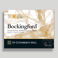 Akvarel blok CANSON St Cuthberts Bockingford Rough 300 g/m² 31 – 41 cm - 12 listova