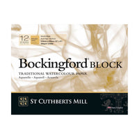 Akvarel blok CANSON St Cuthberts Bockingford Rough 300 g/m² 31 – 41 cm - 12 listova