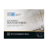 Akvarel blok CANSON St Cuthberts Saunders Waterford CP beli 300 g/m² 20 listova – 26 – 51 cm