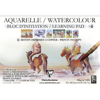 Akvarel blok CLAIREFONTAINE Initiation CP br. 4 A4 300 g/m2 - 12 listova