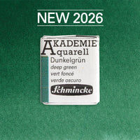 Akvarel boja Schmincke AKADEMIE 1/2 posudica - Golden pink – 556 Tamno zelena