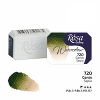 Akvarel boje Rosa galerija tiganj 2,5 ml - 720 sepija