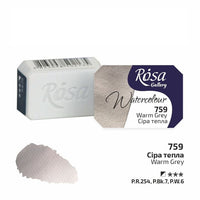 Akvarel boje Rosa galerija tiganj 2,5 ml - topla siva
