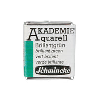 Akvarel boje Schmincke AKADEMIE 1/2 kockice – 551 brilijant zelena