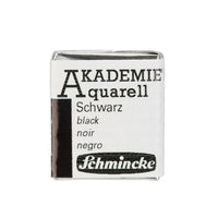 Akvarel boje Schmincke AKADEMIE 1/2 kockice – 782 crna