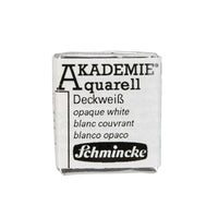 Akvarel boje Schmincke AKADEMIE 1/2 kockice | različite boje - 111 neprozirna bela