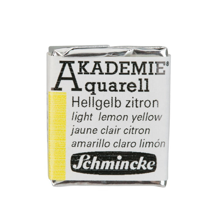 Akvarel boje Schmincke AKADEMIE 1/2 kockice | različite boje - 222 svetla limun žuta
