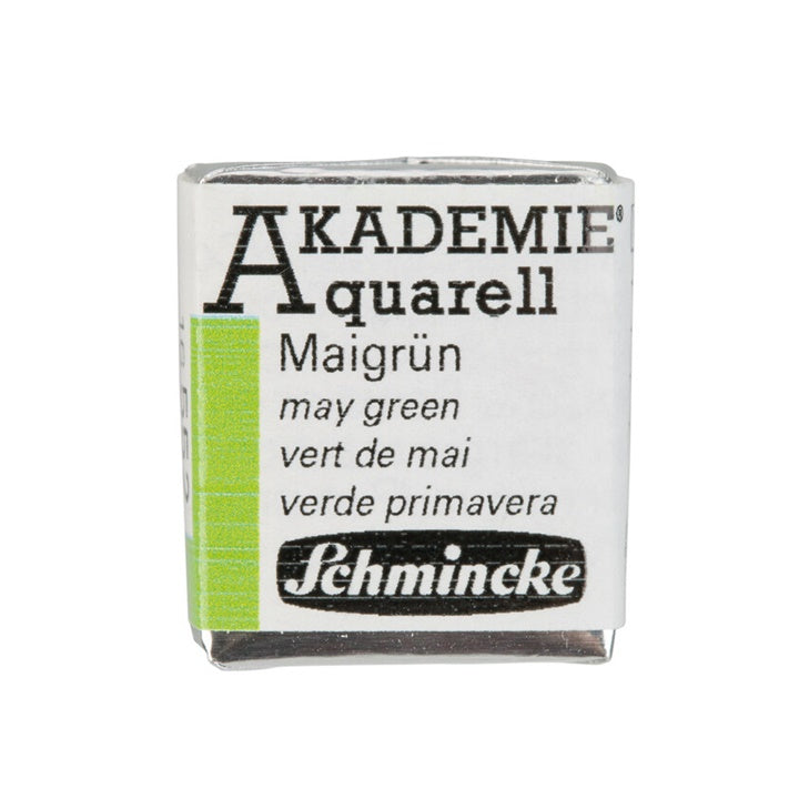 Akvarel boje Schmincke AKADEMIE 1/2 kockice | različite boje - 552 majska zelena