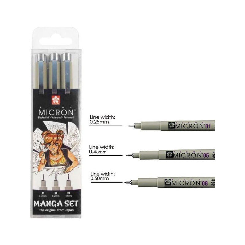 Akvarel flomasteri sa četkicom SAKURA Koi Coloring Brush Manga