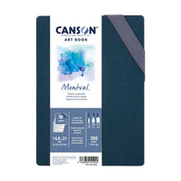 Akvarel skicar CANSON Montval harmonika CP 300 g/m² A5 - 18 listov