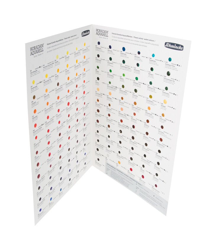 Akvarel uzornik Schmincke HORADAM Aquarell Dot Card – 140 boja