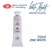 Akvarele White Nights 10 ml - Cink belo