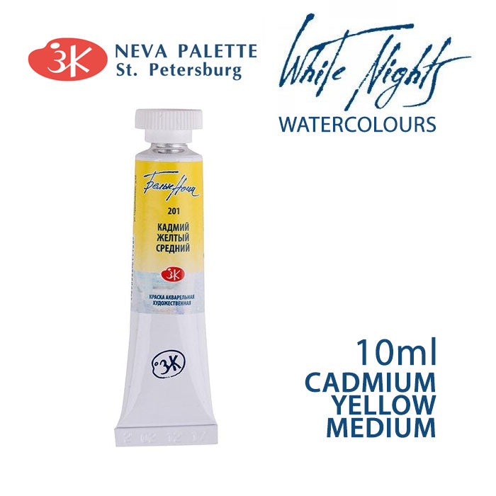 Akvarele White Nights 10 ml - Kadmijum žuto srednje