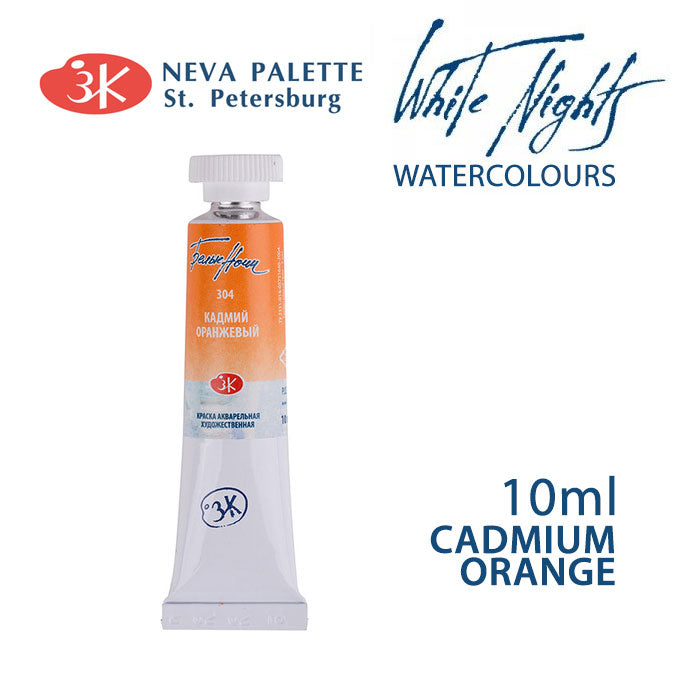 Akvarele White Nights 10 ml - Kadmijum narandžasto