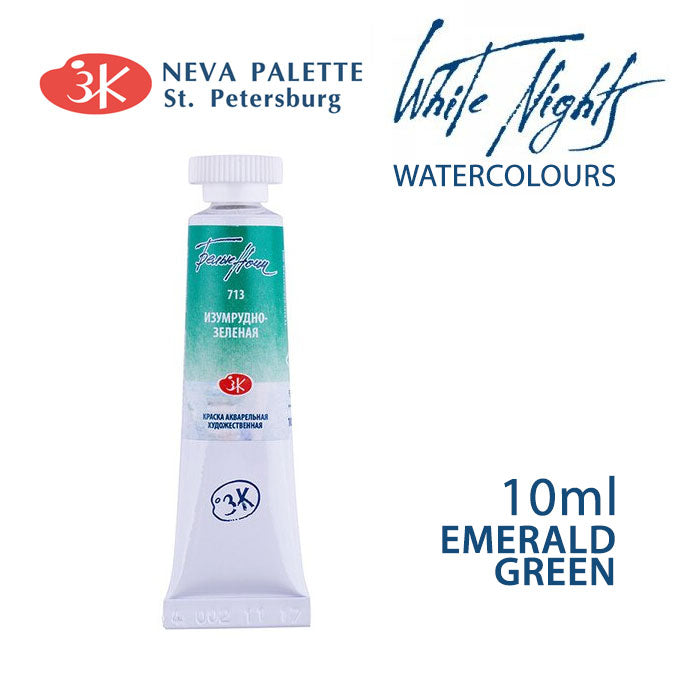 Akvarele White Nights 10 ml - Smaragdno zeleno