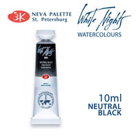 Akvarele White Nights 10 ml - Neutralno crno