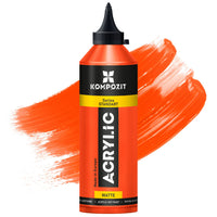Akrilna boja Kompozit STANDART Fluorescent 500 ml – 113 Fluorescentna narandžasta