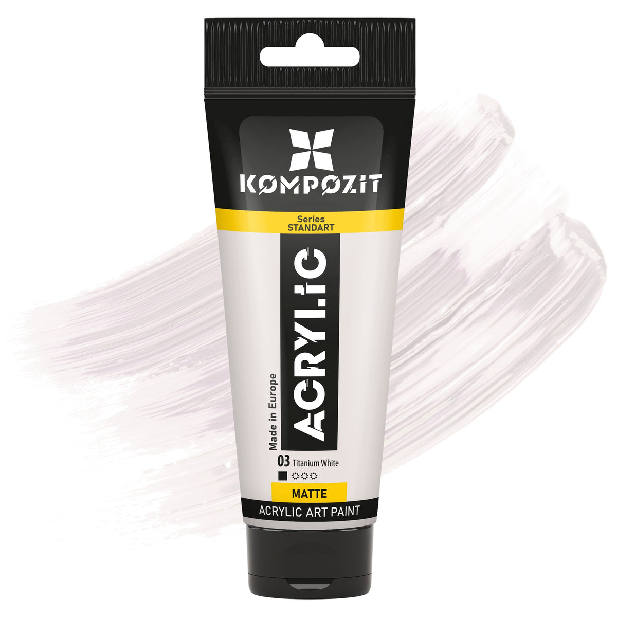 Akrilna boja STANDART Kompozit 75 ml – 03 Titanijum bela