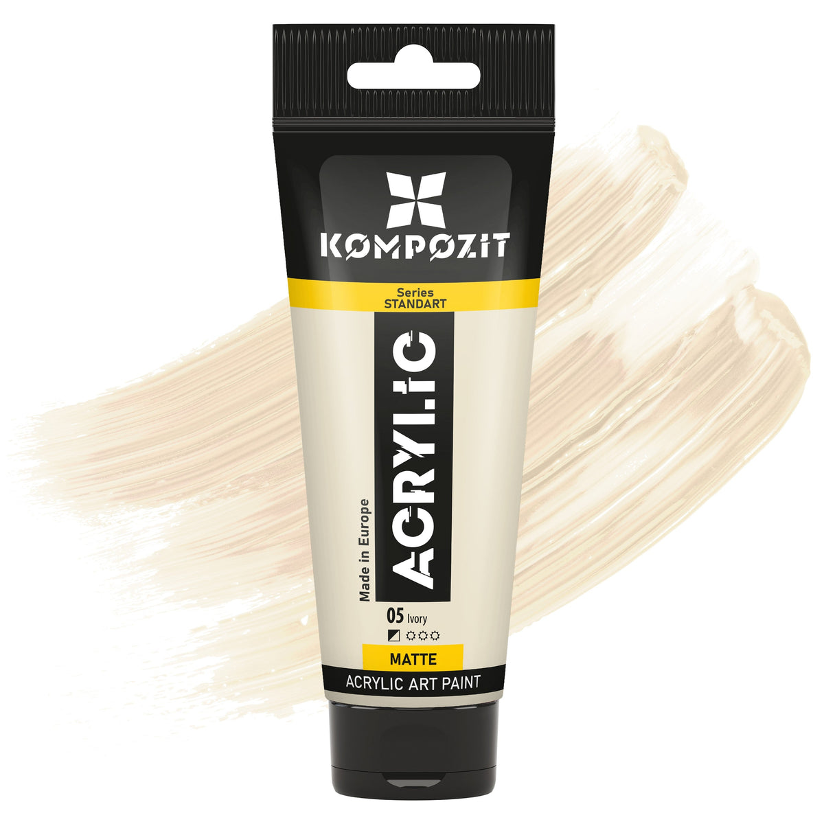 Akrilna boja STANDART Kompozit 75 ml – 05 Boja slonovače