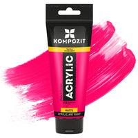 Akrilna boja Kompozit STANDART Fluorescent 75 ml – 114 Fluorescentna roze