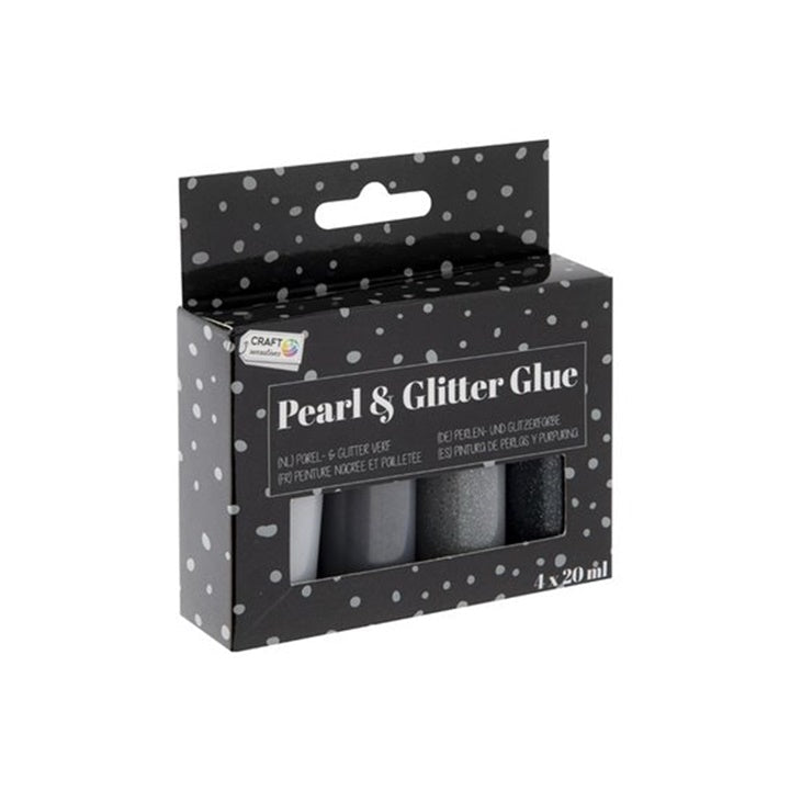 Biserni i gliter lepak 4 x 20 ml | Artmie