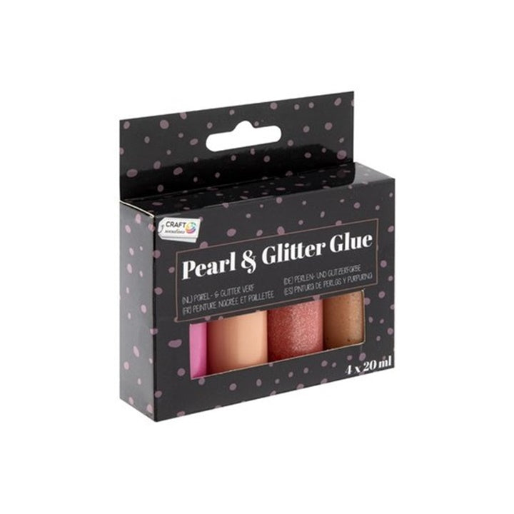 Biserni i gliter lepak 4 x 20 ml | Artmie