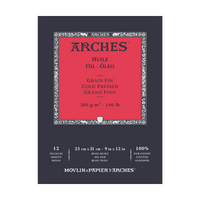 Blok papira za ulje ARCHES Huile CP 300 g/m² 23 x 31 cm - 12 listova