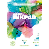Blok za alkoholna mastila CLAIREFONTAINE 90 g/m² A5 – A3 - 25 listova