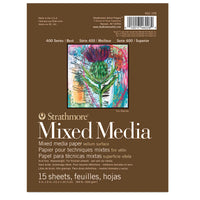 Blok za miks medija tehnike Strathmore 400 300 g/m² 15 x 20 cm - 15 listova