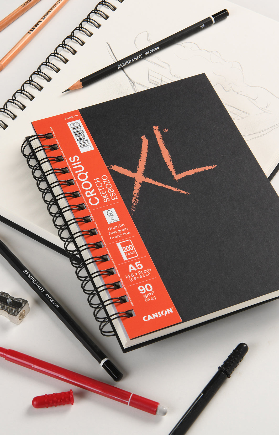 Blok za skiciranje CANSON XL Sketch 90 g/m² 200L A4