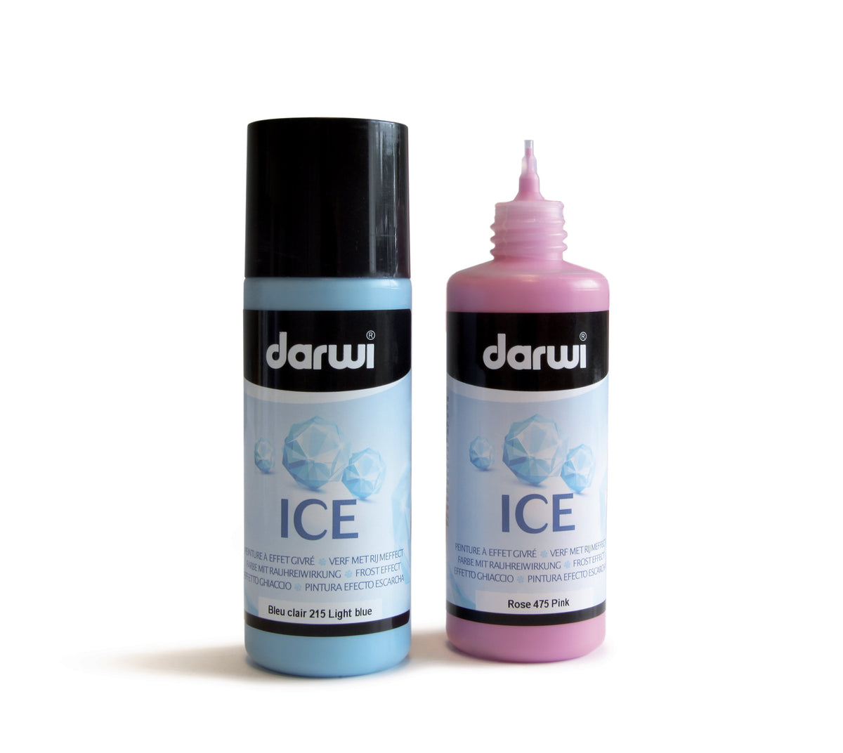 Boja sa efektom leda DARWI Ice 80 ml, svetlozelena