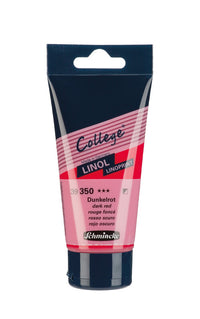 Boja za linorez Schmincke College Linol 75 ml – 350 Tamnocrvena