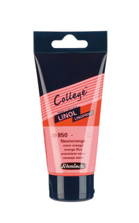 Boja za linorez Schmincke College Linol 75 ml – 850 Neon narandžasta