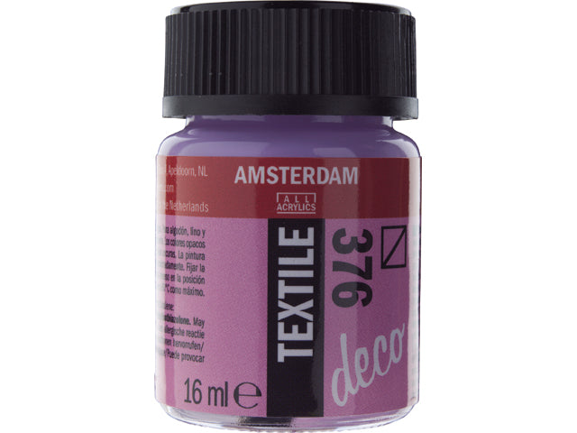 Boja za tekstil Amsterdam Textile Deco 16ml – jasna crvena neprozirna - 388