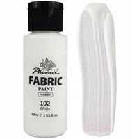 Boja za tekstil Phoenix 59 ml bela