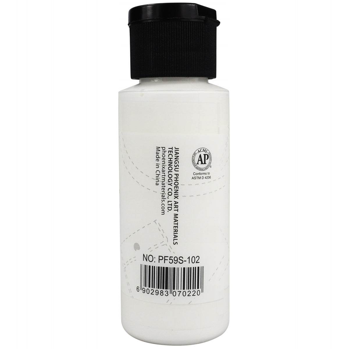 Boja za tekstil Phoenix 59 ml bela
