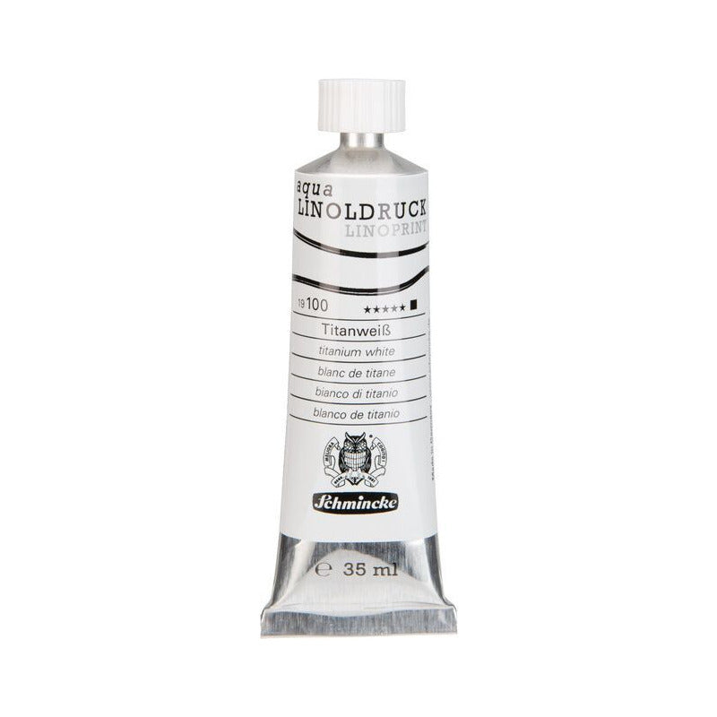 Boje za linorez Schmincke aqua-LINOPRINT 35 ml – 100 Titan bela