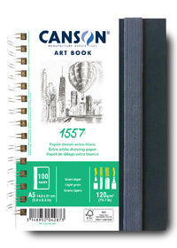 Skicen blok Canson Art Book 1557 u tvrdom povezu – A5, 120 g, 50 listova